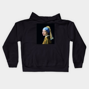 The Girl with the Pearl Kids Hoodie